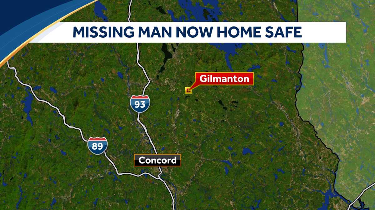Gilmanton police say missing man is now home safe