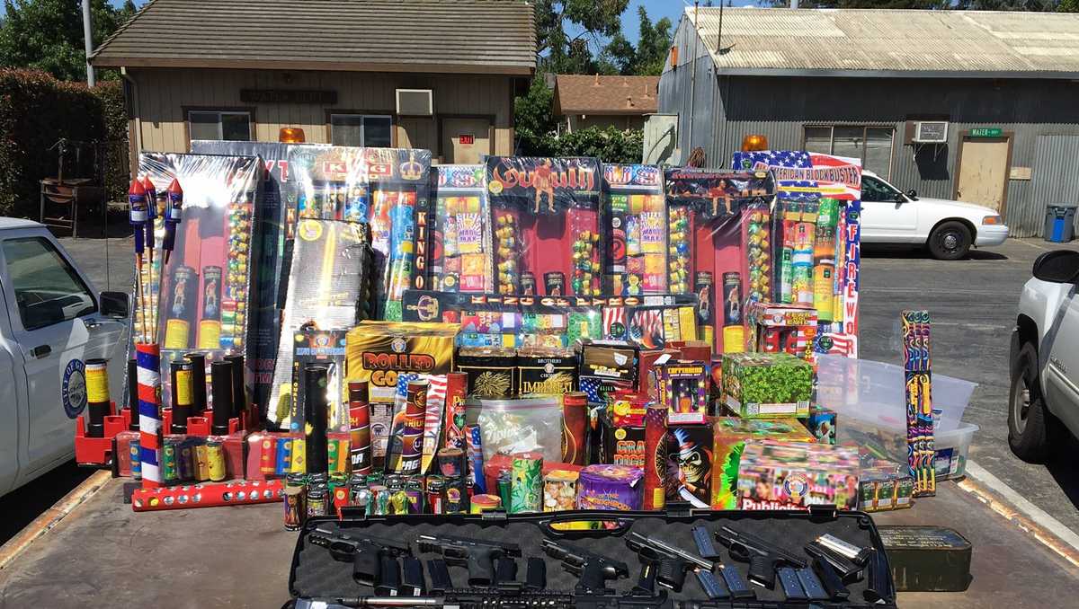 Hundreds of illegal fireworks seized in Gilroy