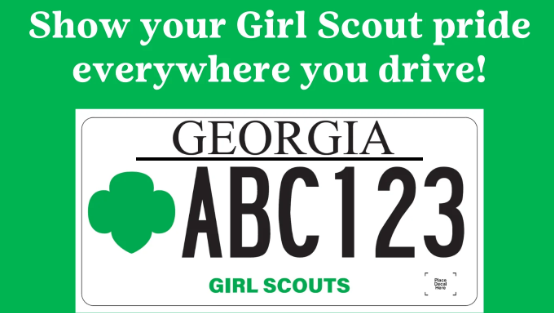 Georgia drivers can now reserve the Girl Scouts specialty plate