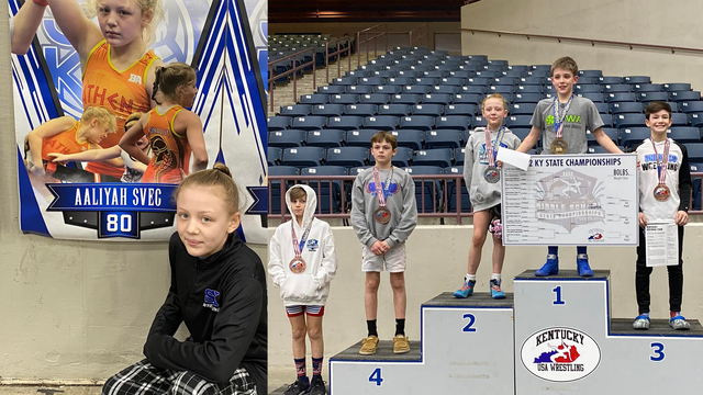 10-year-old goes to finals in Kentucky wrestling championship - Vimarsana News