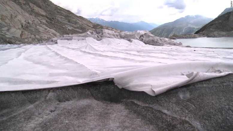 Another Swiss Glacier Being Covered Up to Prevent Melting 