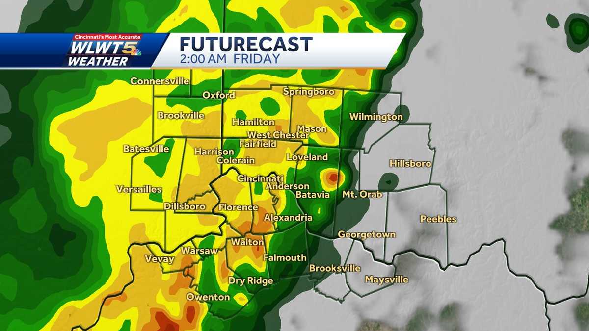 TIMELINE: Rain, storms move in after midnight and some could be strong