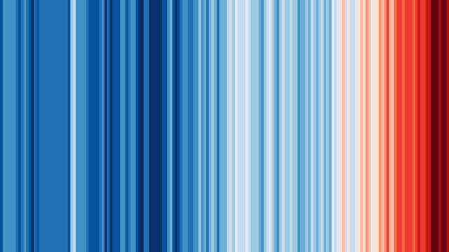 Warming stripes show how climate change influences temperatures - Vimarsana News