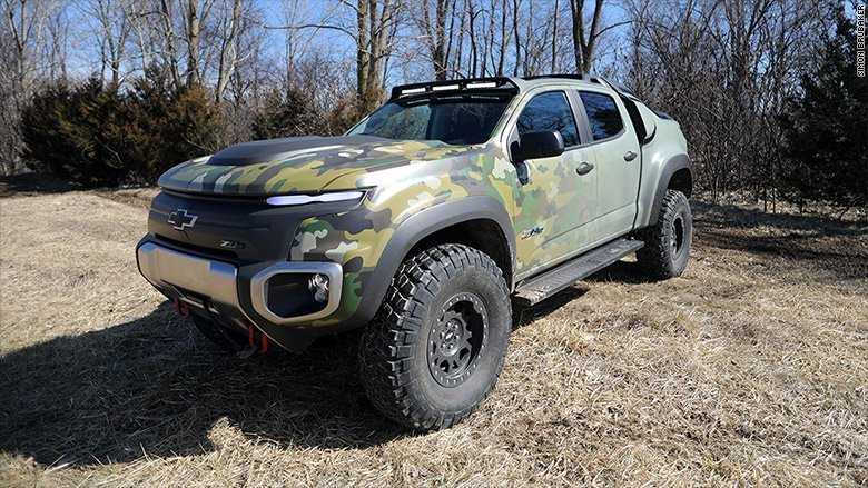 General Motors and the United States Army developed the hydrogen-powered Chevrolet ZH2 off-road truck.
