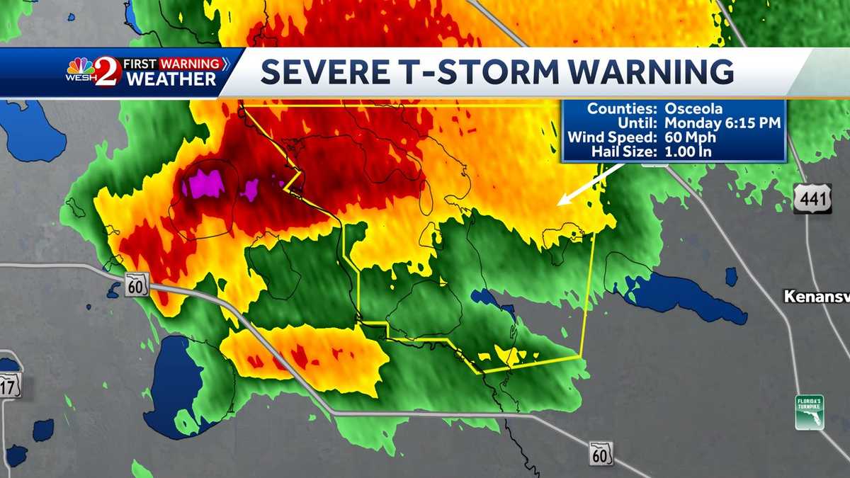 Severe Thunderstorm Warning for Osceola County expired
