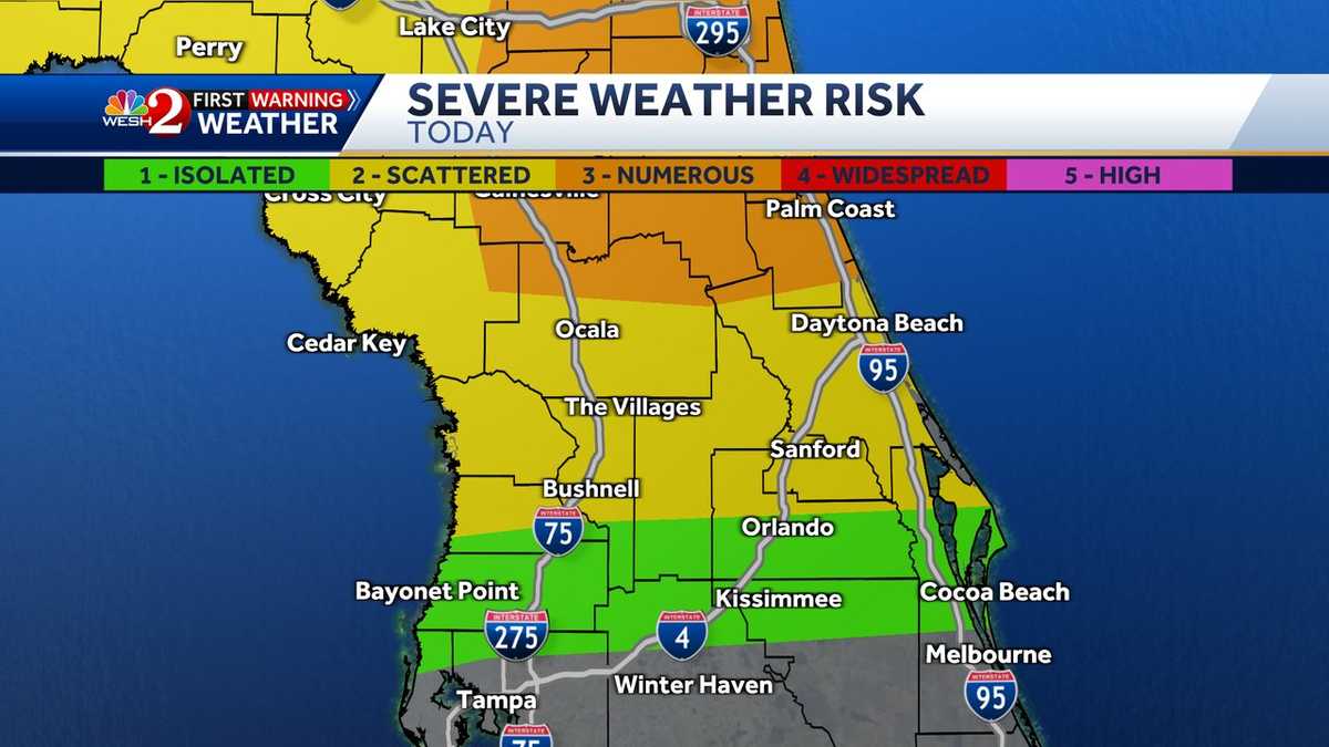 Florida storms Friday Wind and hail possible WESH 2 Orlando Florida storms Friday Wind and hail possible WESH 2 Orlando