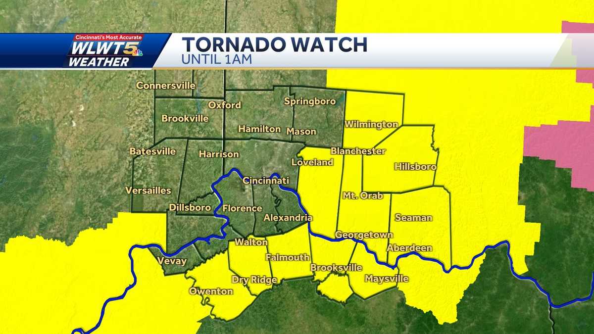 Extreme thunderstorm warnings in impact for components of northern Kentucky