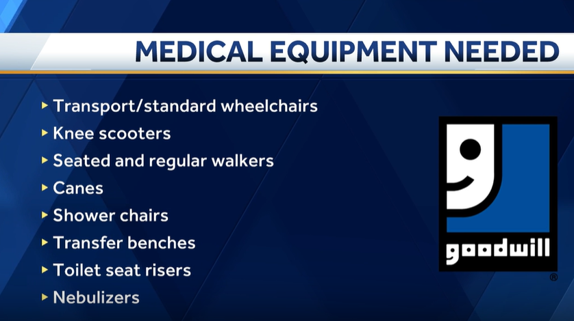 Goodwill asking for more donations to keep program for borrowing medical equipment