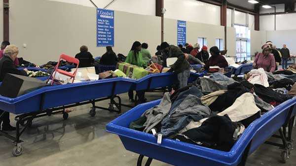 First Goodwill Outlet Store in Cincinnati lets you shop by the pound