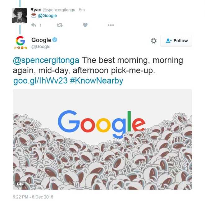 Looking For A Place To Eat Try Tweeting Google Looking For A Place To Eat Try Tweeting Google