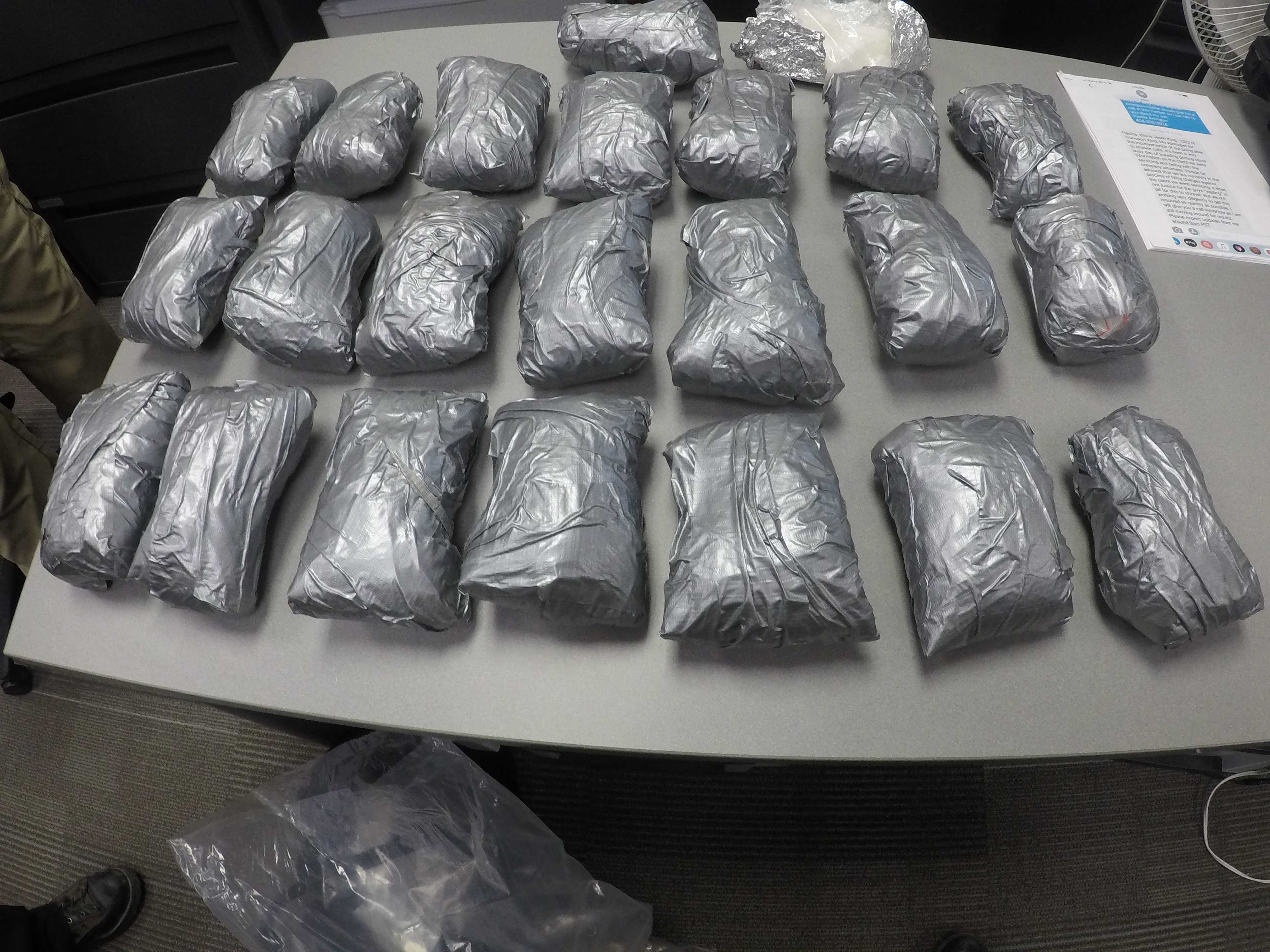 20-plus pounds of suspected meth found during traffic stop, deputies ...