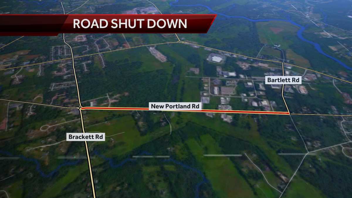 New Portland Road reopens in Gorham following crash