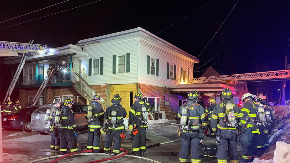 Two people hospitalized, several others displaced after Gorham fire on