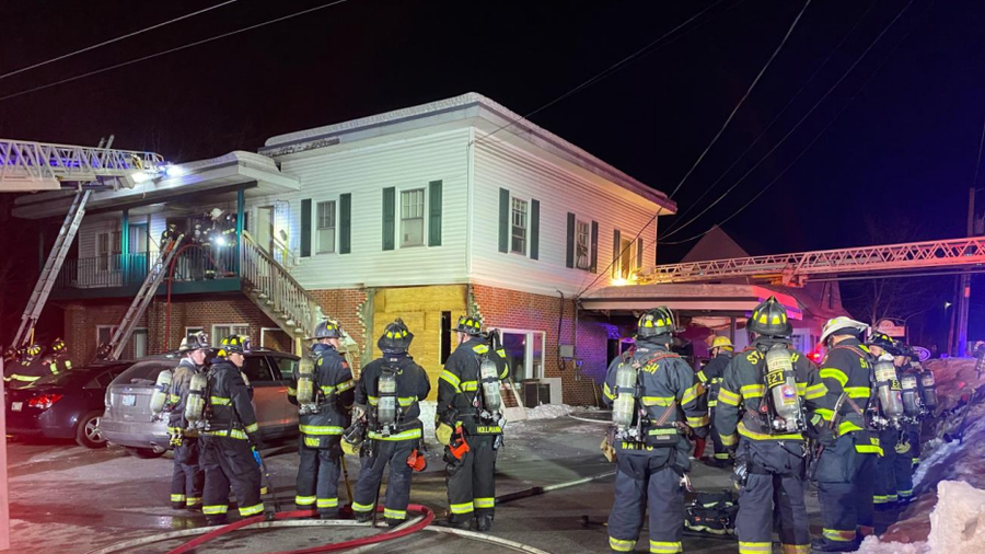 Two people hospitalized, several others displaced after Gorham fire on