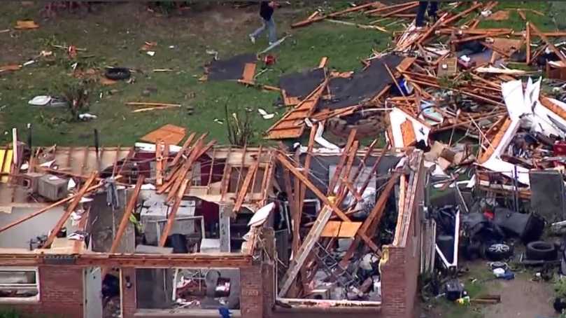 Goshen Township homes, businesses damaged after tornado, severe storms