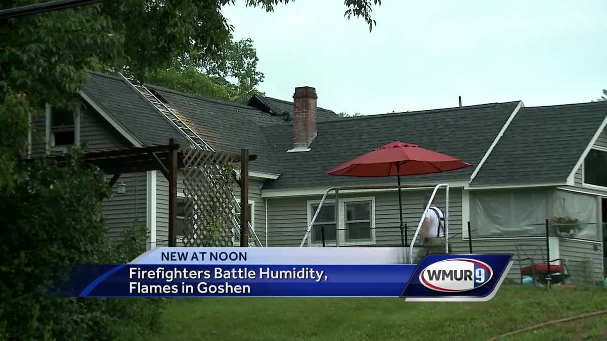 Crews battle heat, humidity while fighting fire in Goshen