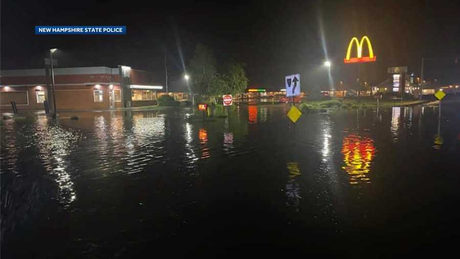 Flash Flooding In Parts Of New Hampshire Closes Roads