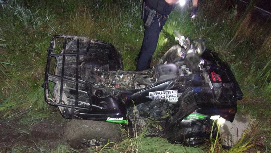 Police Man Crashes Atv Flees Into Cornfield Leaving Behind Meth Pistol In Goshen Township