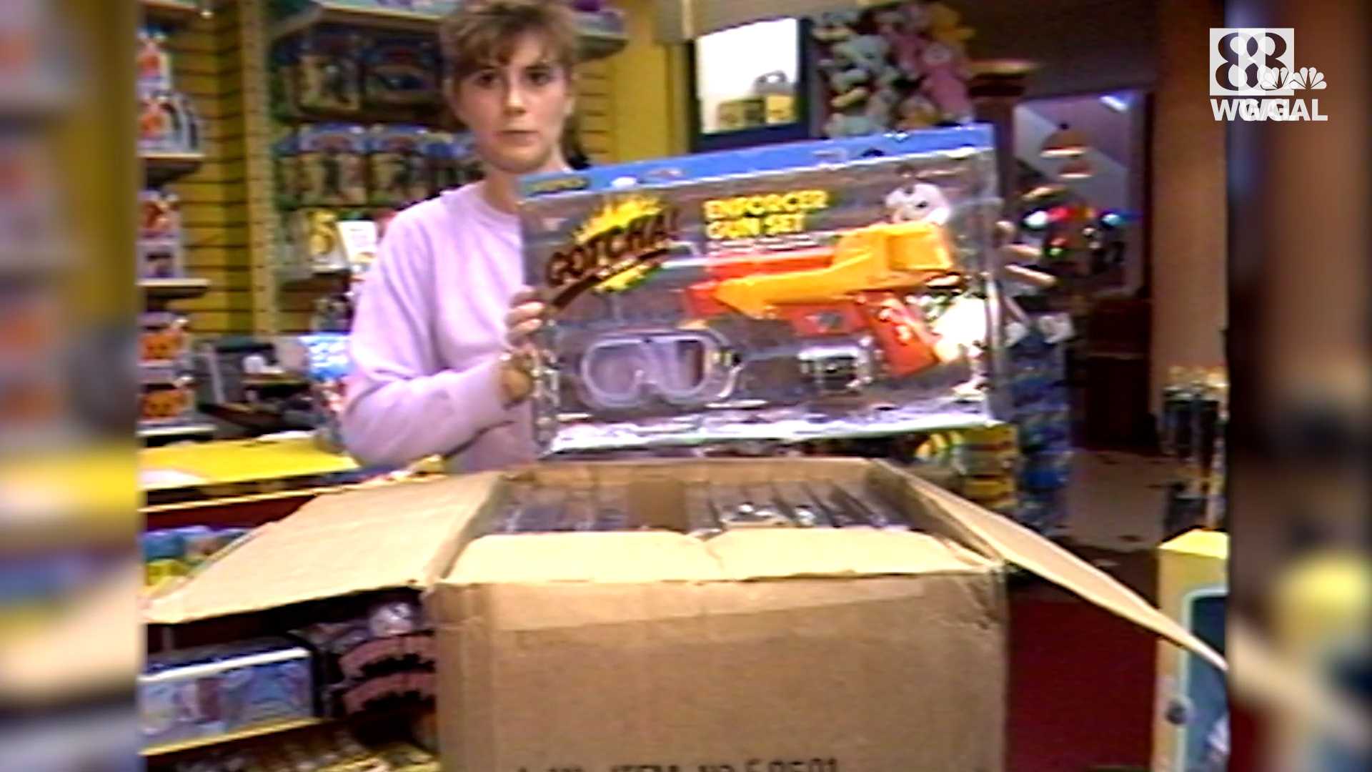 1980s Christmas toys: Teddy Ruxpin, Grow Baby, Zapid Gun and Tyco