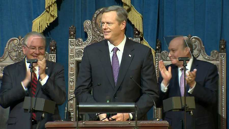 Gov. Charlie Baker delivers his second State of the Commonwealth address