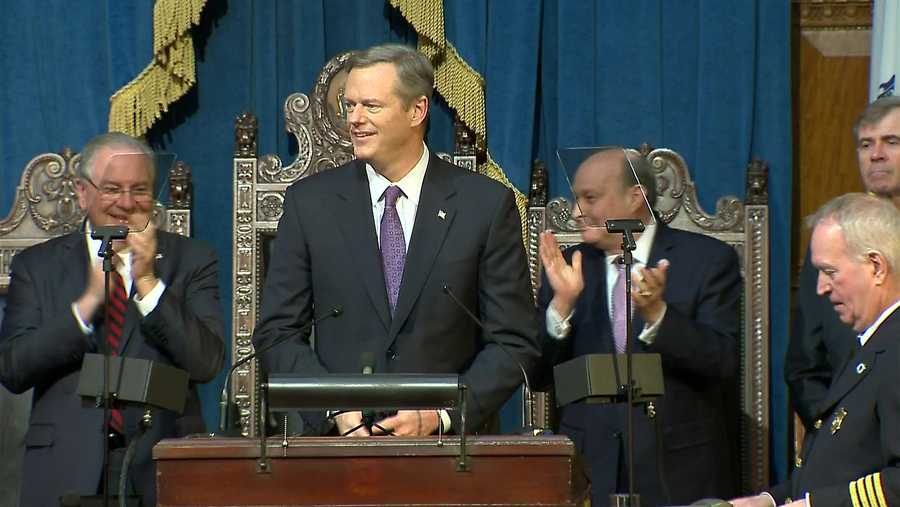 Gov. Charlie Baker delivers his second State of the Commonwealth address