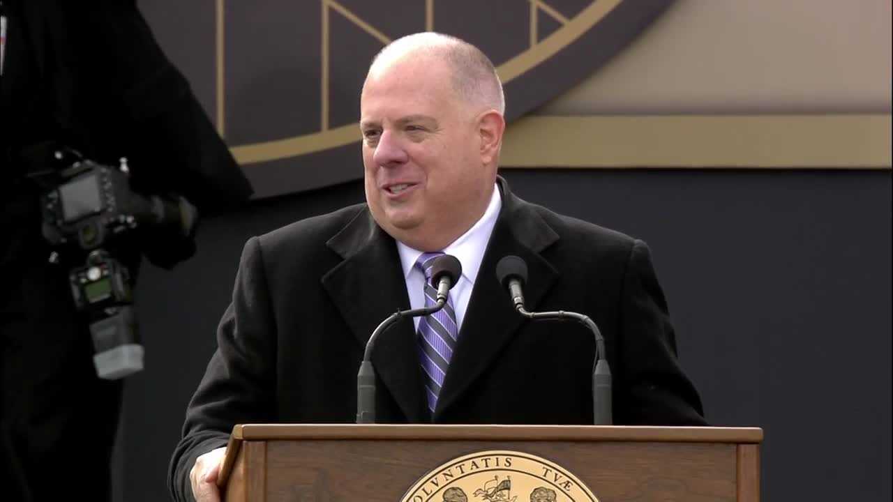 Gov. Larry Hogan Sworn In For Historic Second Term