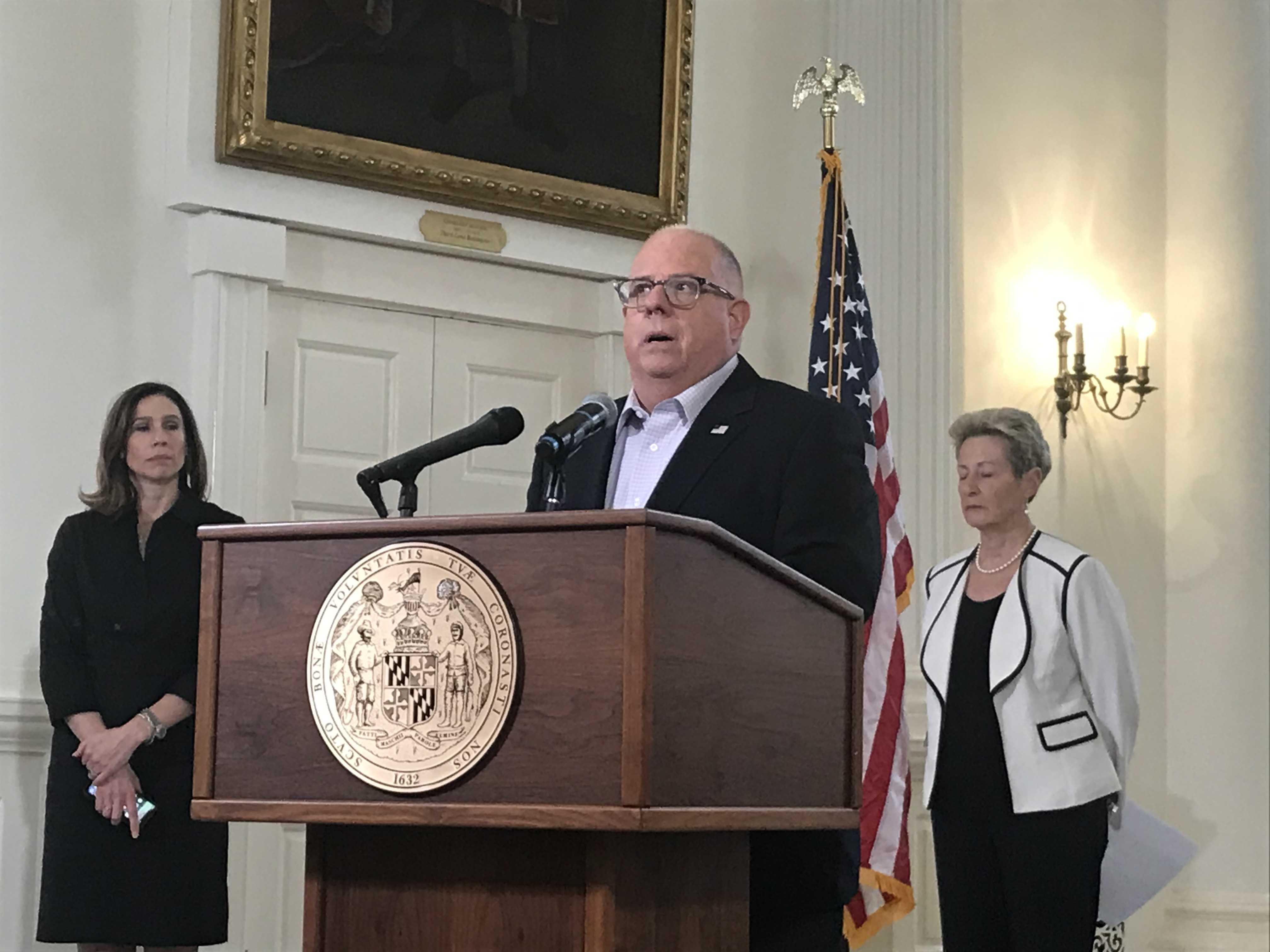 Larry hogan discount announcement