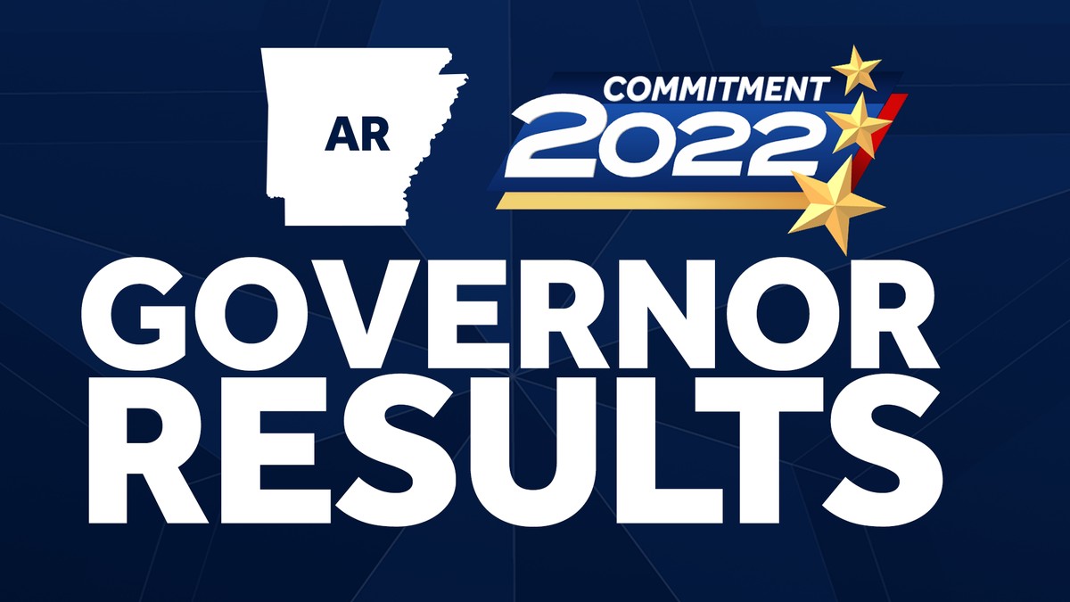 2022 Arkansas governor's race election results