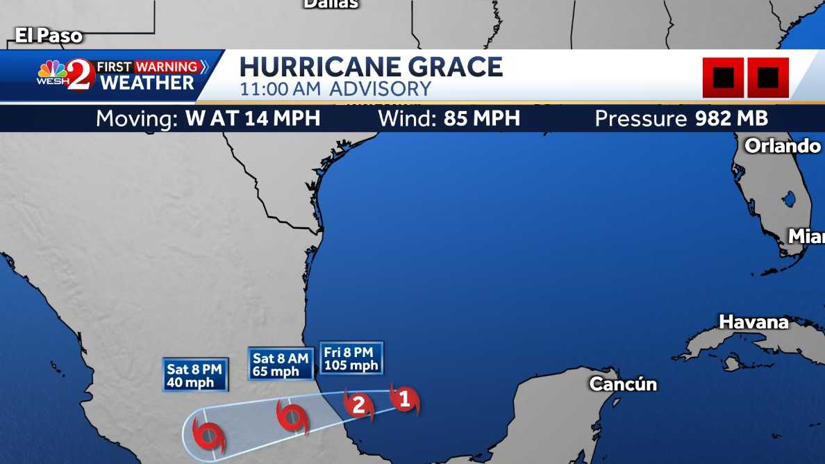 Nhc Grace Expected To Become Hurricane Again Soon