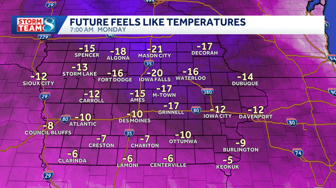 Aviso de tormenta de nieve hasta las 9 a. m. del lunes