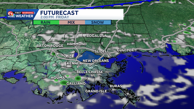 Spotty showers Friday ahead of picture perfect weekend!
