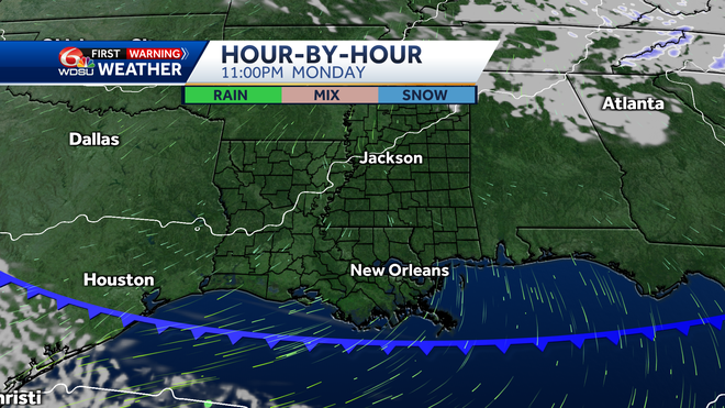 Sunny and mild Tuesday, then turning cloudy with rain possible