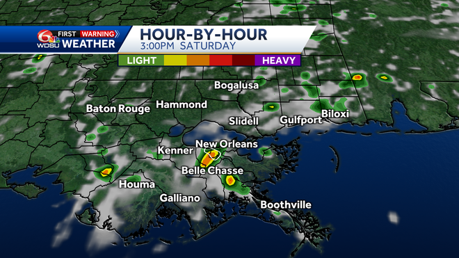 Hot weekend ahead with storms possible