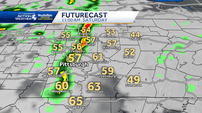 Shower chances return this weekend