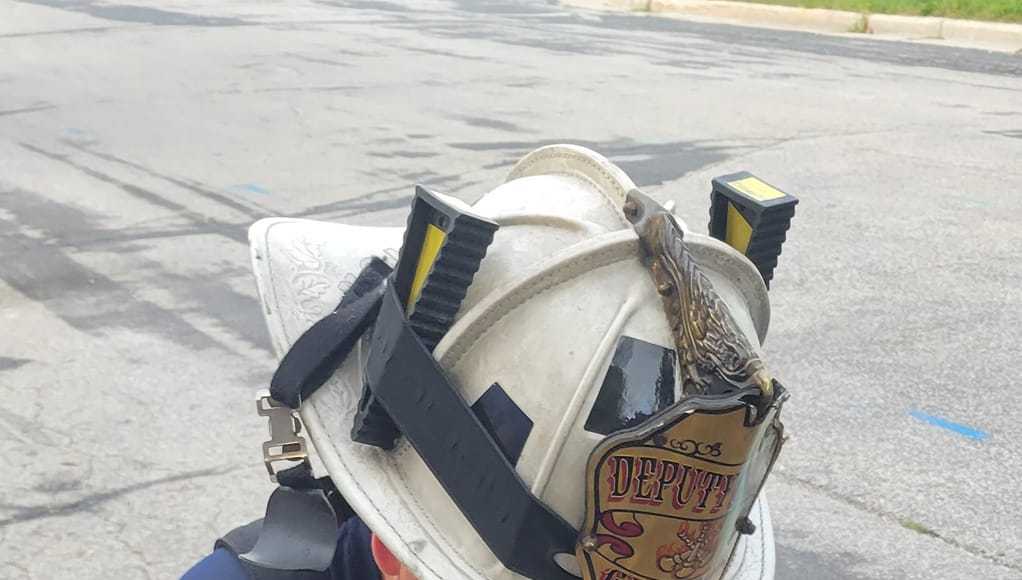 Dog alerts family of garage fire in Grafton