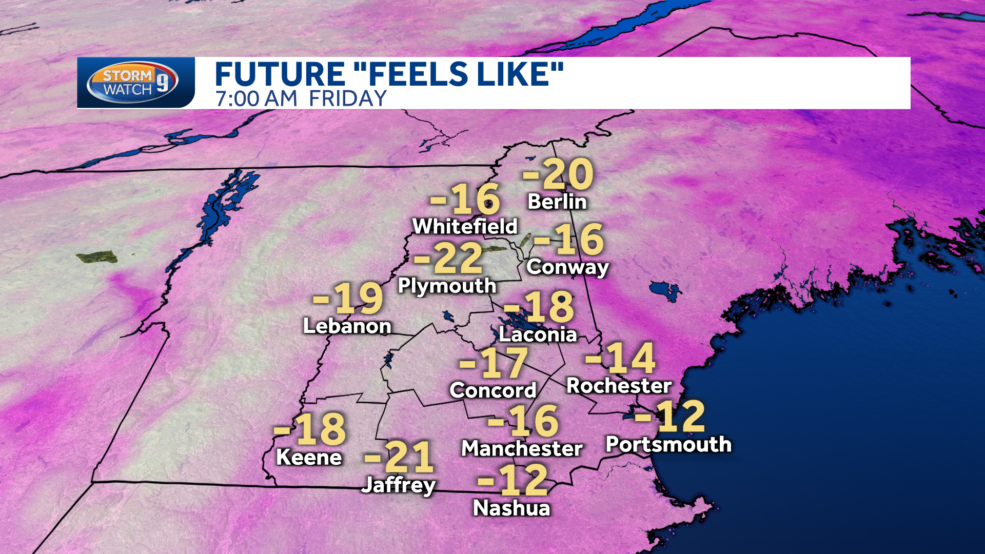 Bitter cold air in NH: Frigid wind chills on tap - Vimarsana News