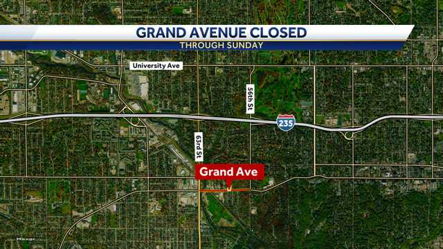 Des Moines construction: Grand Avenue closing for about a week - Vimarsana News