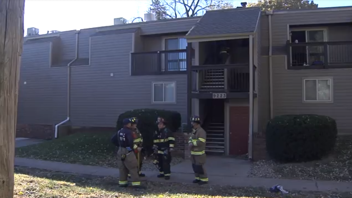 Two juveniles found unconscious in burning Overland Park apartment