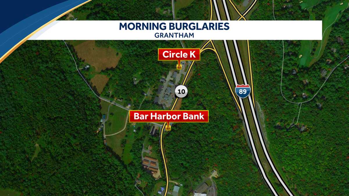 Police search for whoever broke into 2 Grantham businesses