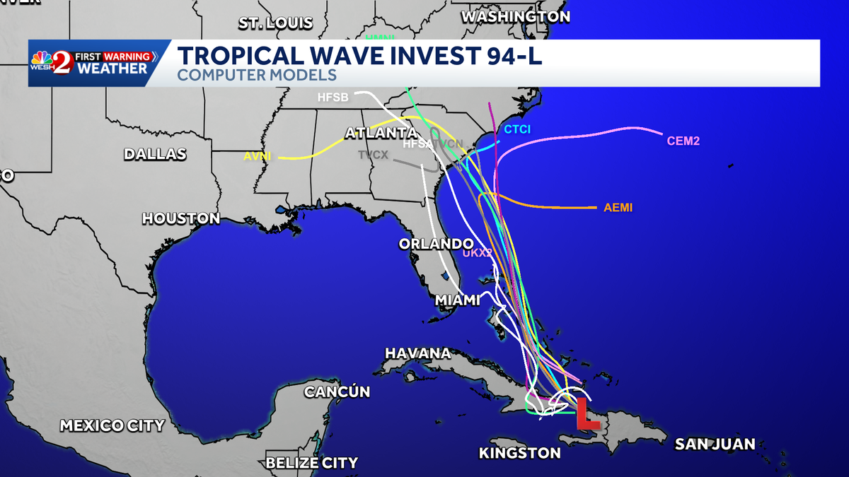 Invest 94-L expected to become tropical depression: How it may impact Florida