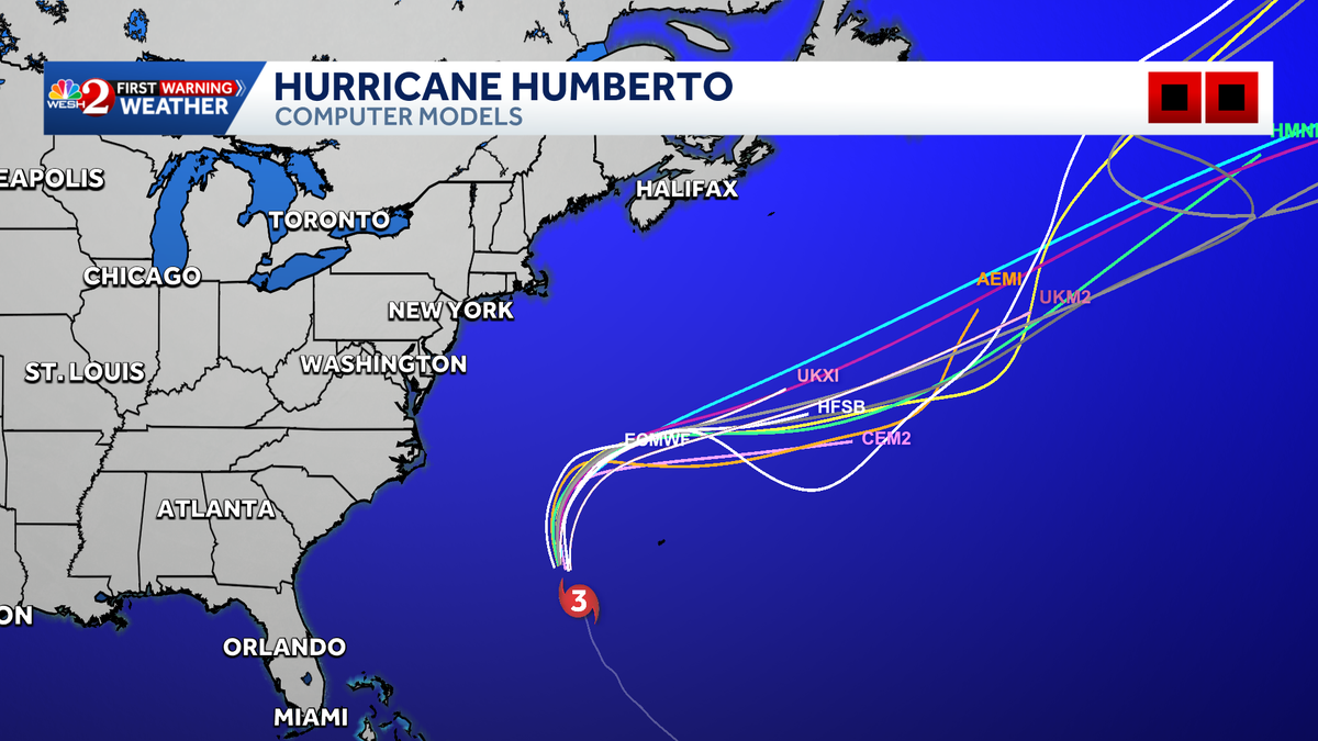 Hurricane Humberto: Dangerous surf, rip currents expected along U.S. East Coast, NHC says