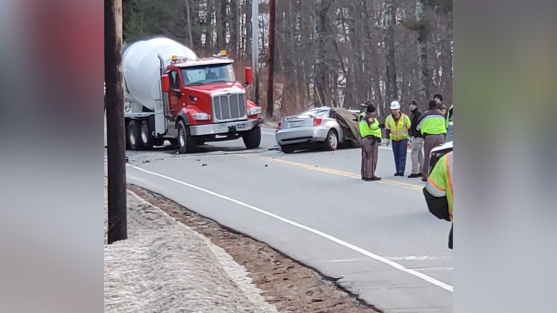 1 Dead, 1 Seriously Injured In Crash Involving Cement Truck, Car ...