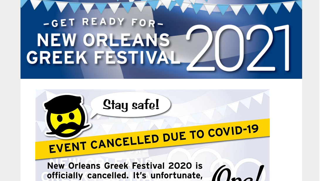 New Orleans Greek Festival canceled due to COVID19 concerns