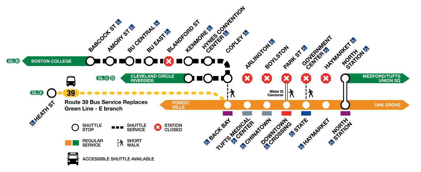 Green Line MBTA Passengers Face 23 Days Of Partial Closures   Green Line Jan 2024 Mbta Service Map 6593208aecd7f 