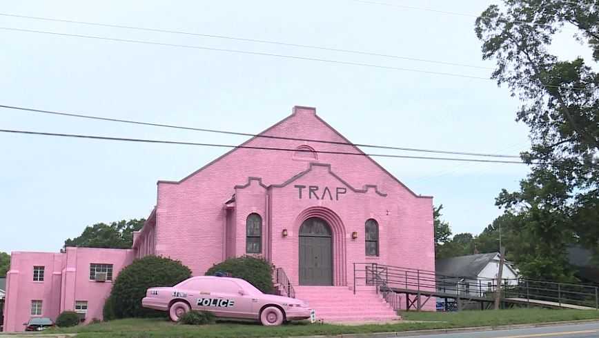 Greenville: Ron Rallis behind church painted pink - Vimarsana News