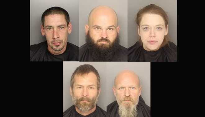 Suspects in Greenville County murder and kidnapping case: David Stokes, Bobby Ray Smith, Audrea Cook, Kurt Knutson, Jeffery George