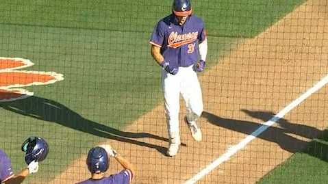 Clemson Baseball Photo of Keyshawn Askew and Louisville