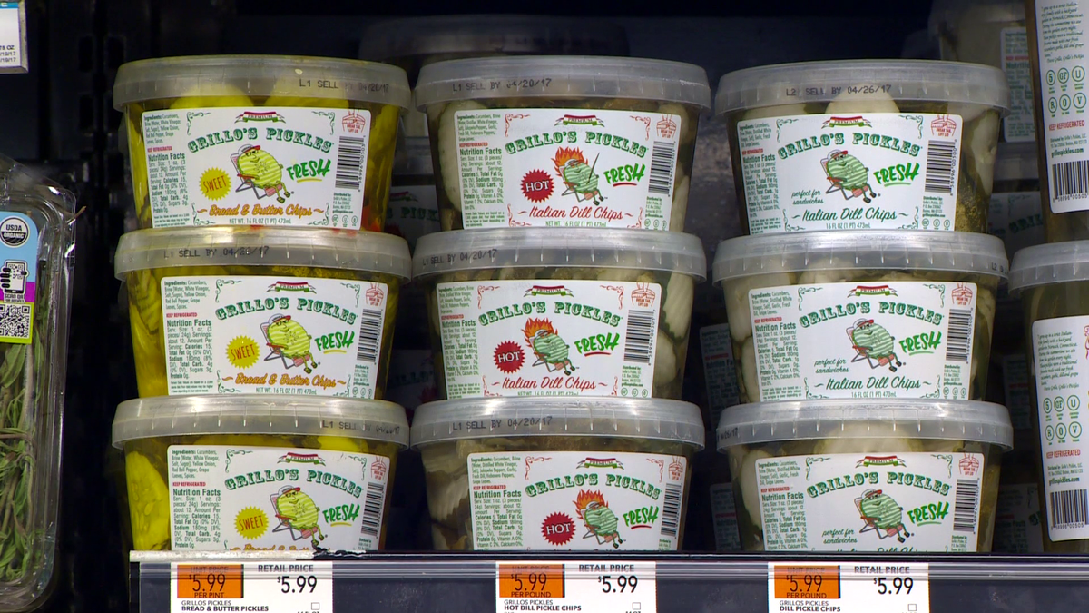 Grillo's Pickles says stolen recipes used in Whole Foods product