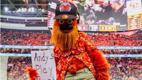 KANSAS CITY CHIEFS: Gritty dresses up as Andy Reid, picks Kansas City  Chiefs to win Super Bowl