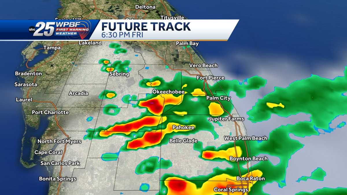Isolated risk for strong to severe storms Friday across South Florida